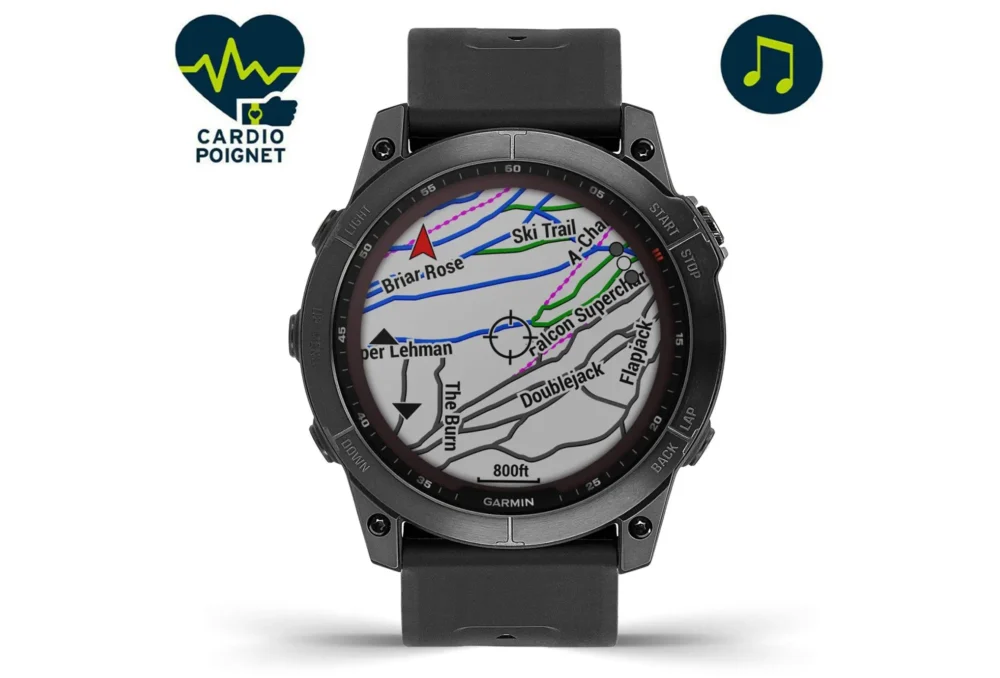 Garmin Fenix 7 Sapphire Solar Titane