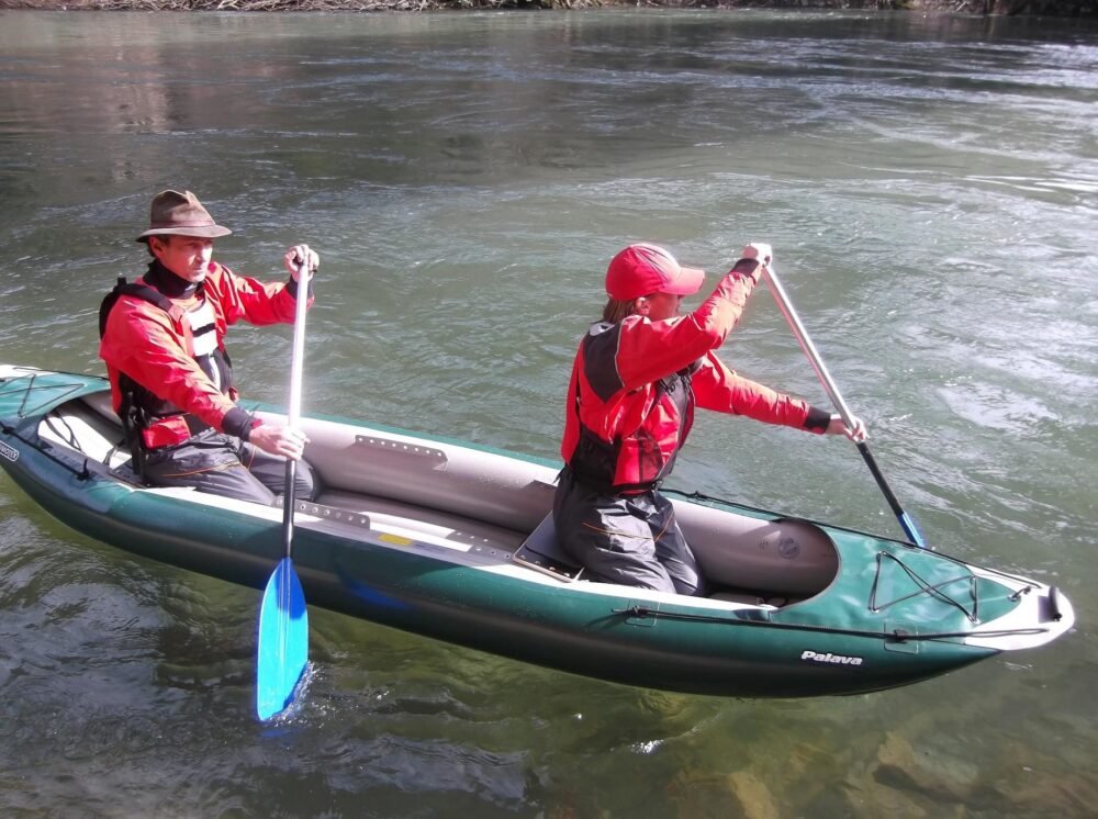 Canoe Gonflable Gumotex Palava Vert – Image 5