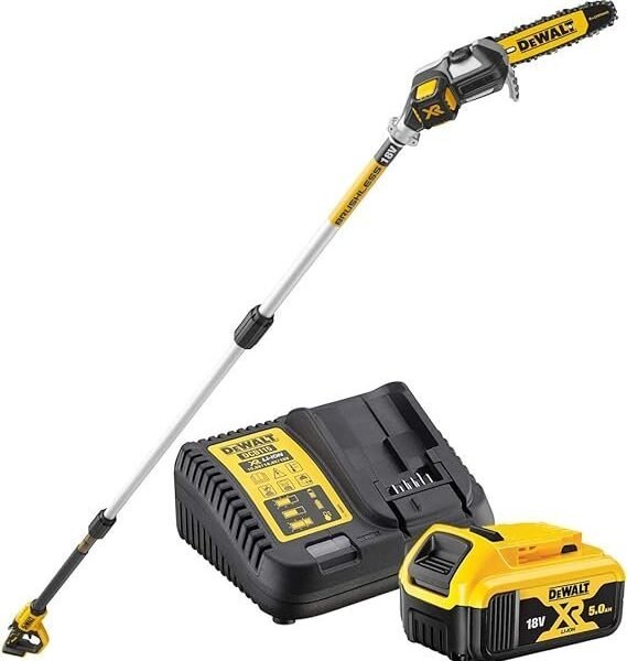 Élagueuse sur Perche à battérie DEWALT Brushless XR 18V 5AH Li-Ion
