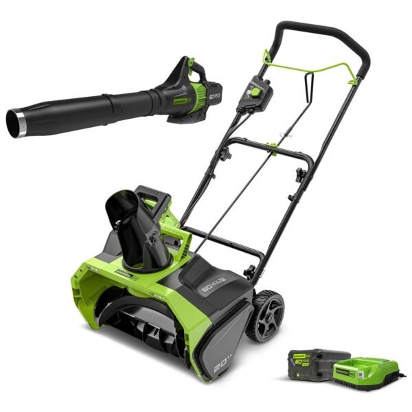 Souffleuse à neige et à feuilles 1309902 Greenworks sans fil, 60 V