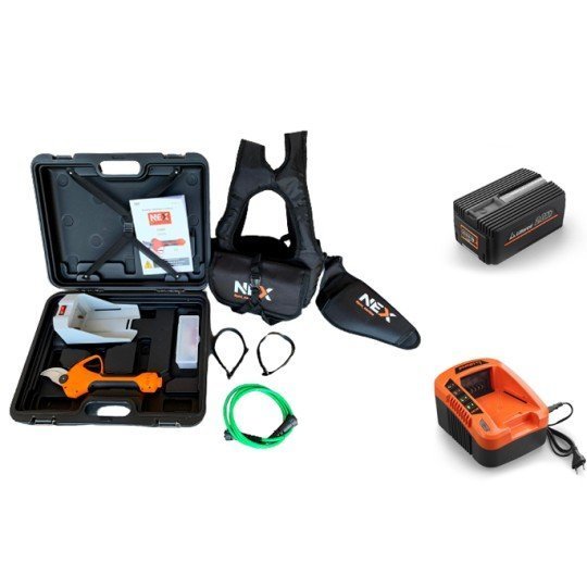 PACK SÉCATEUR BATTERIE E430S + EP20 + EC20 - NEX GARDEN